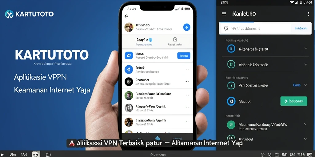Antarmuka aplikasi KARTUTOTO yang mudah digunakan untuk akses VPN.
