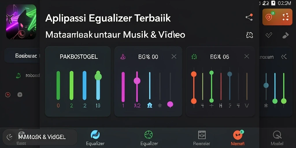 Antarmuka PAKBOSTOGEL yang menawan dan fungsional untuk pengaturan suara.