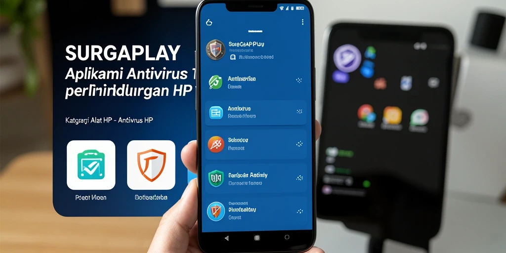 Tampilan antarmuka pengguna aplikasi SURGAPLAY yang sederhana dan fungsional.