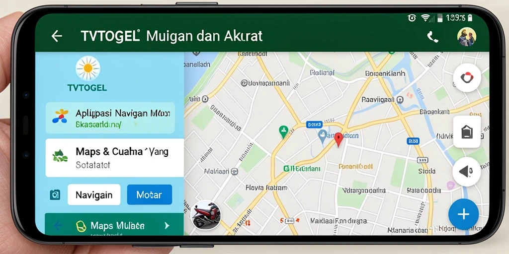 Antarmuka TVTOGEL yang intuitif untuk navigasi motor.